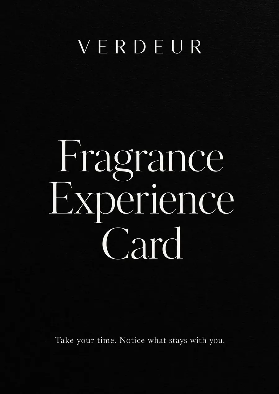 Verdeur Fragrance Experience Card